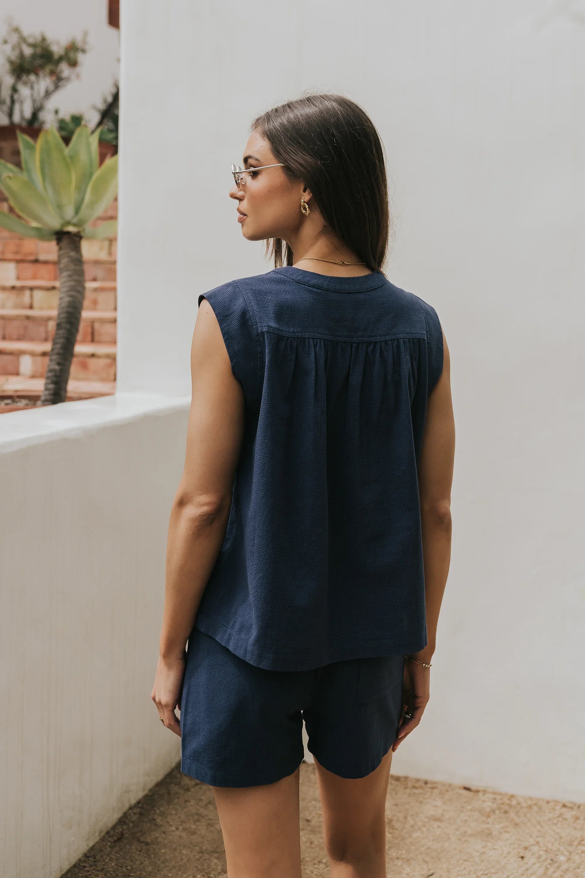 Harley Tank in Navy