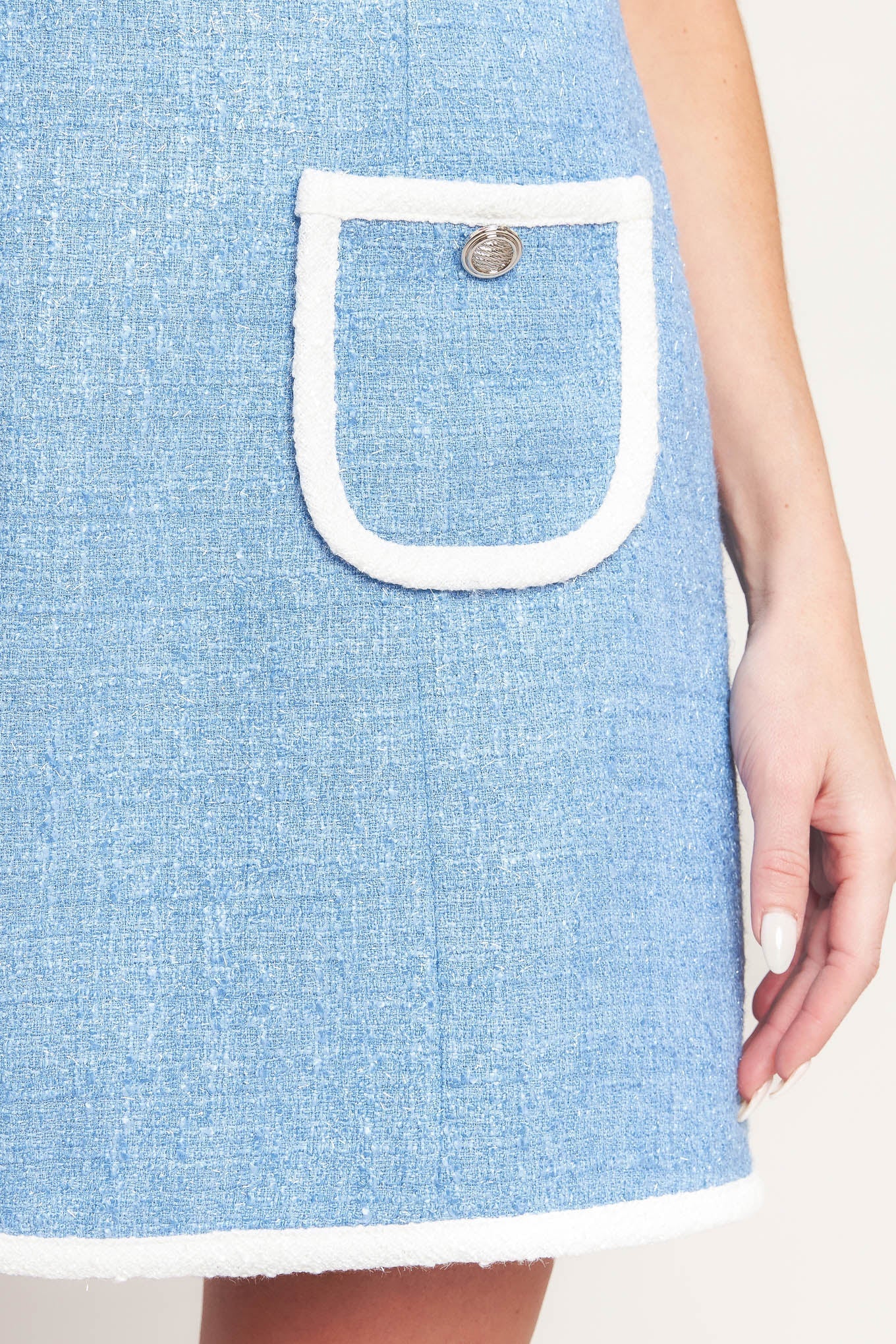 BLUE SKIES AND DAYDREAMS BLUE MINI DRESS
