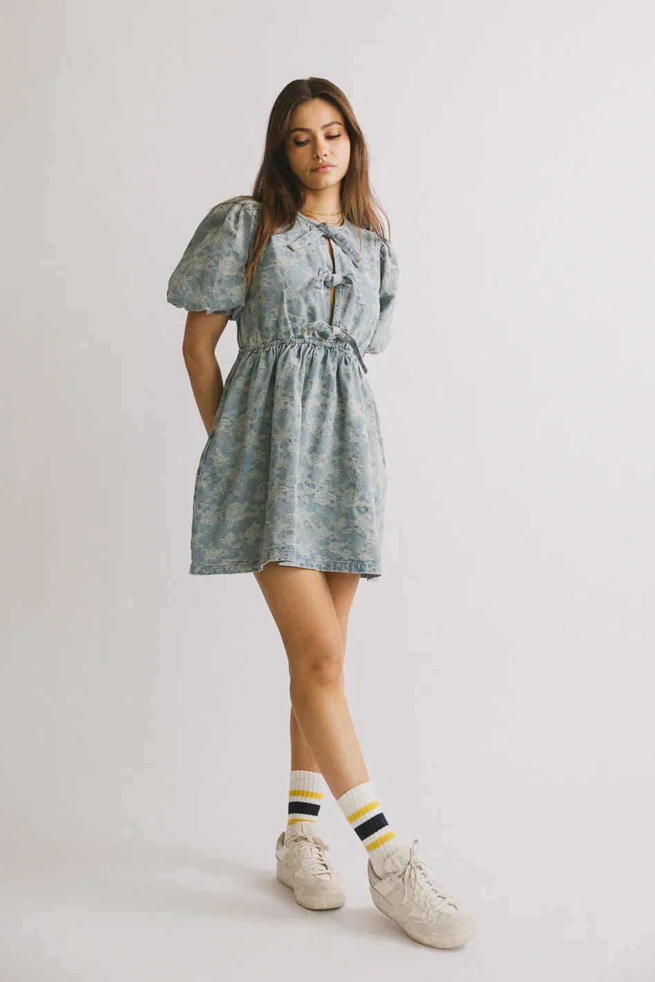 Pony Denim Mini Dress FINAL SALE