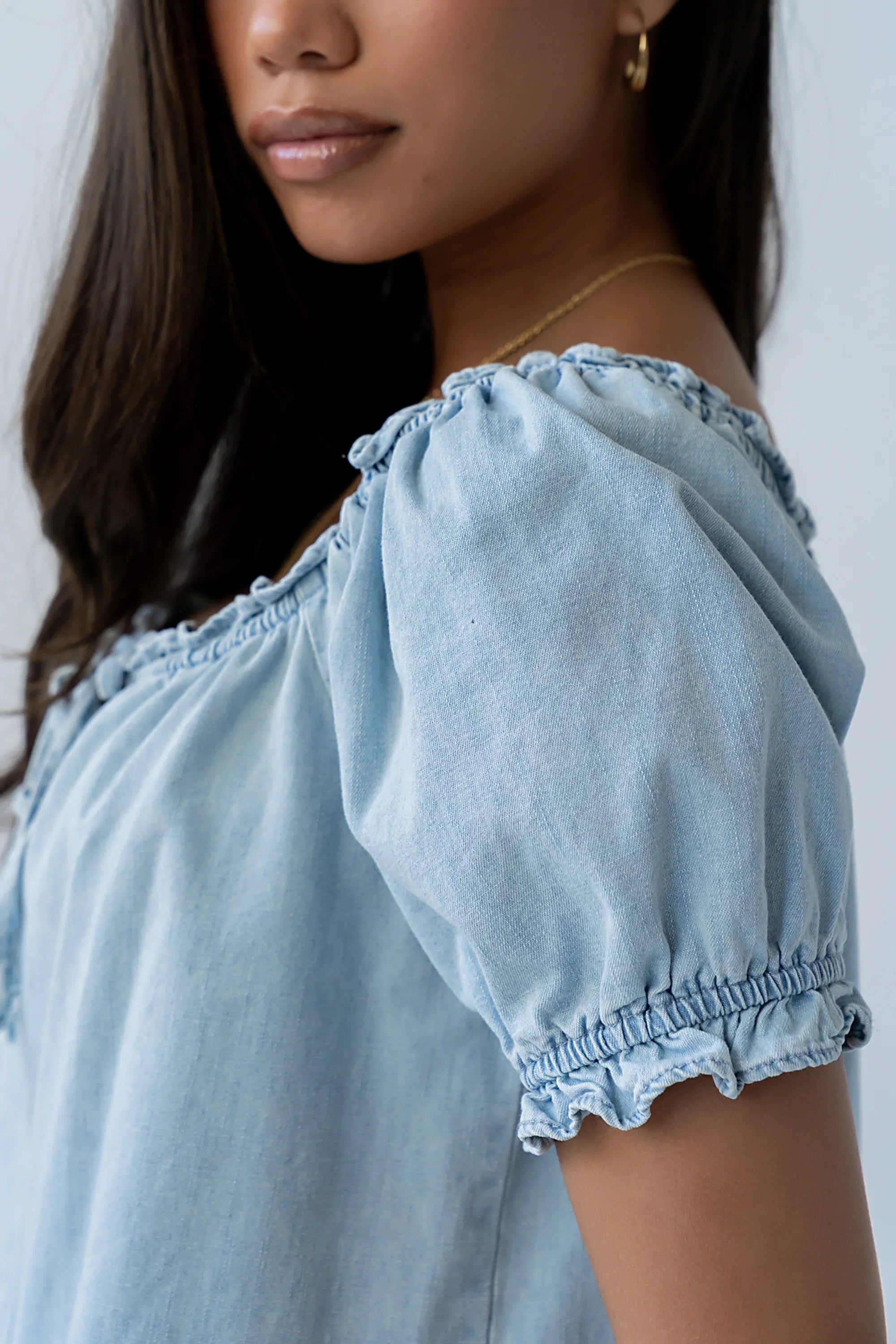 Charlotte Denim Blouse