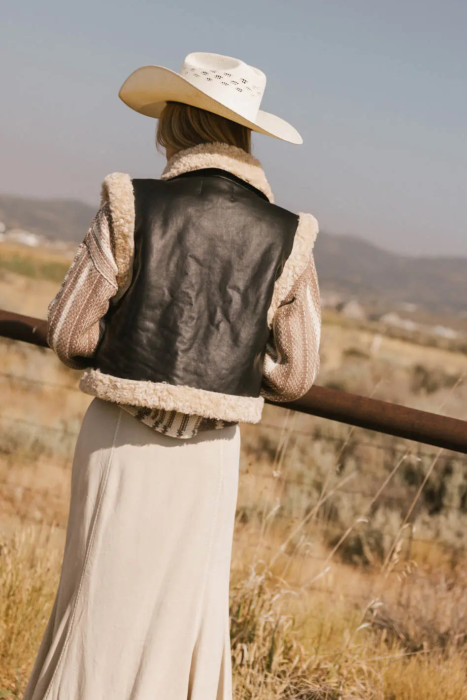 Kezia Faux Leather Vest FINAL SALE