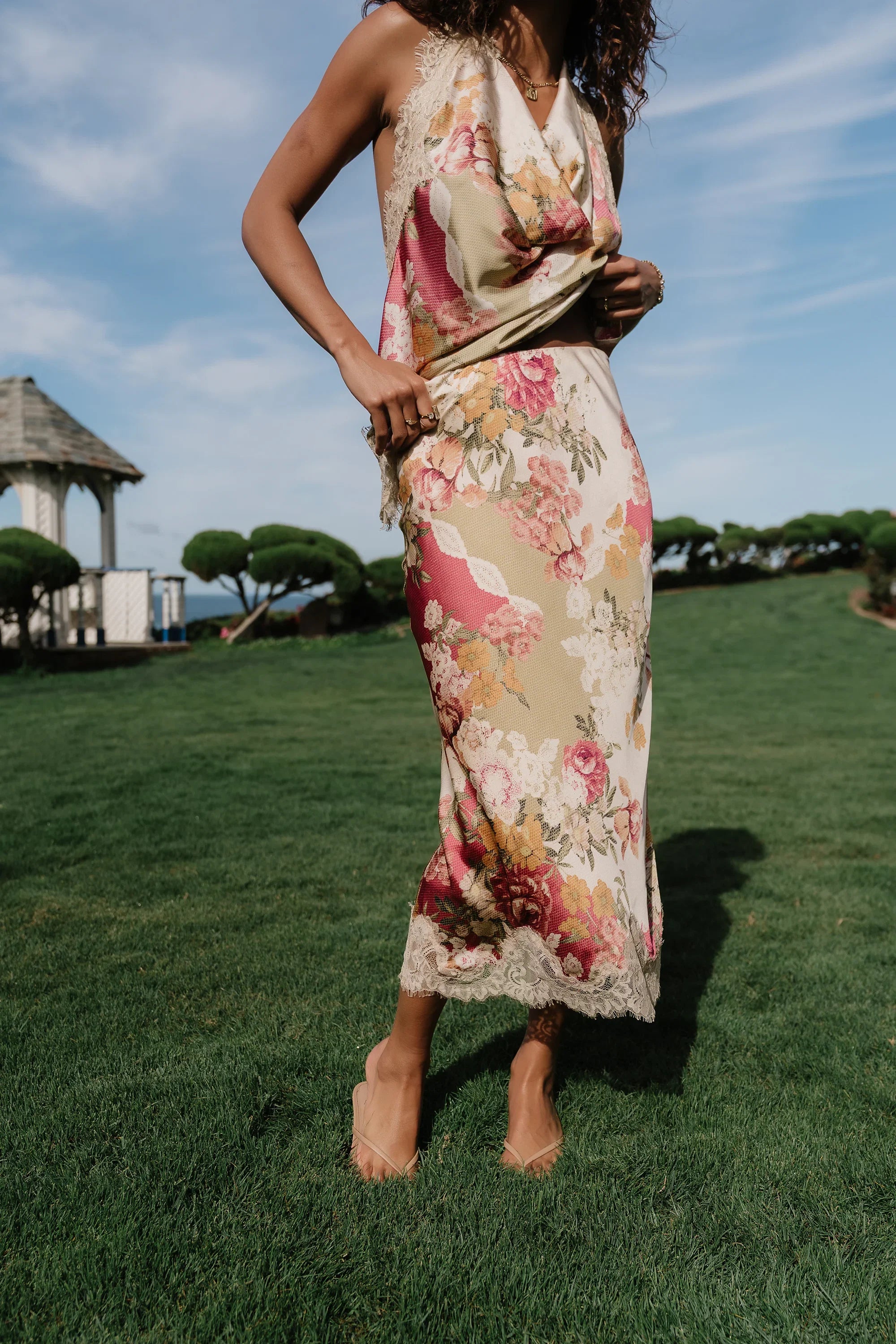 Victoria Floral Maxi Skirt