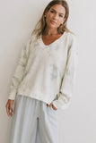 Ellis Waffle Knit Top in Tie Dye FINAL SALE