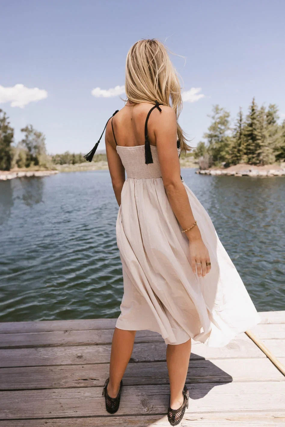 Perran Crochet Bodice Dress FINAL SALE
