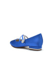 Flats with Rhinestone Buckle Party