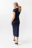 Hadley Knit Maxi Dress in Navy