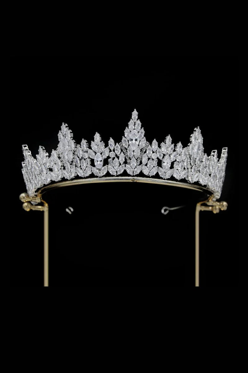Silver Zirconia Bridal Tiara