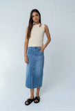 Landry Denim Midi Skirt