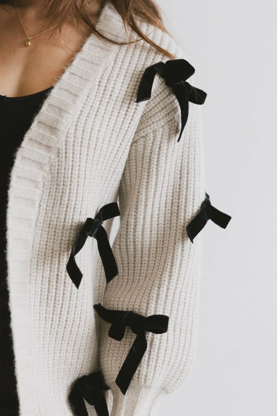 Ellery Bow Cardigan FINAL SALE