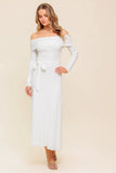 RUSTIC RETREAT IVORY SWEATER DRESS FINAL SALE