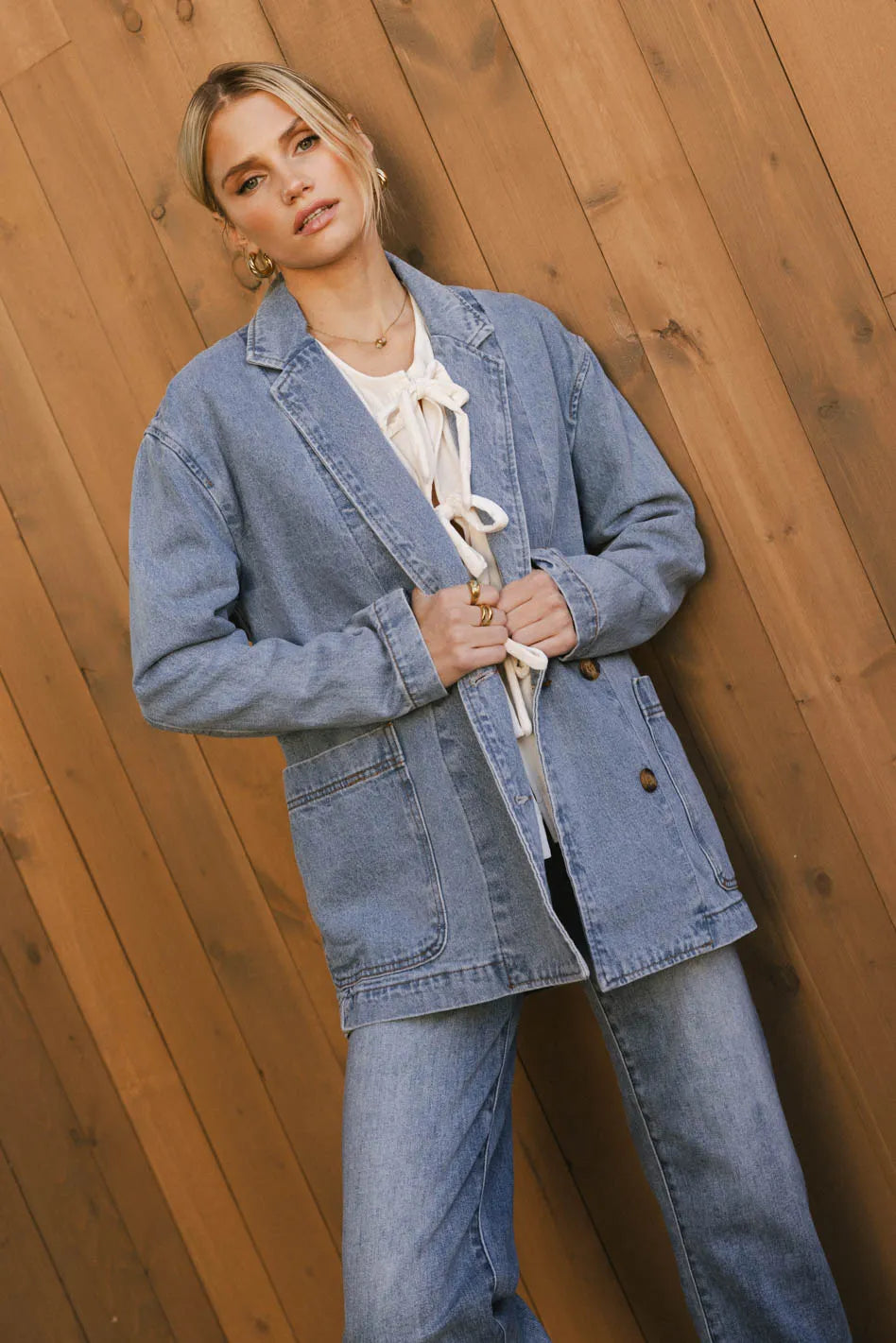 Hesper Denim Blazer FINAL SALE