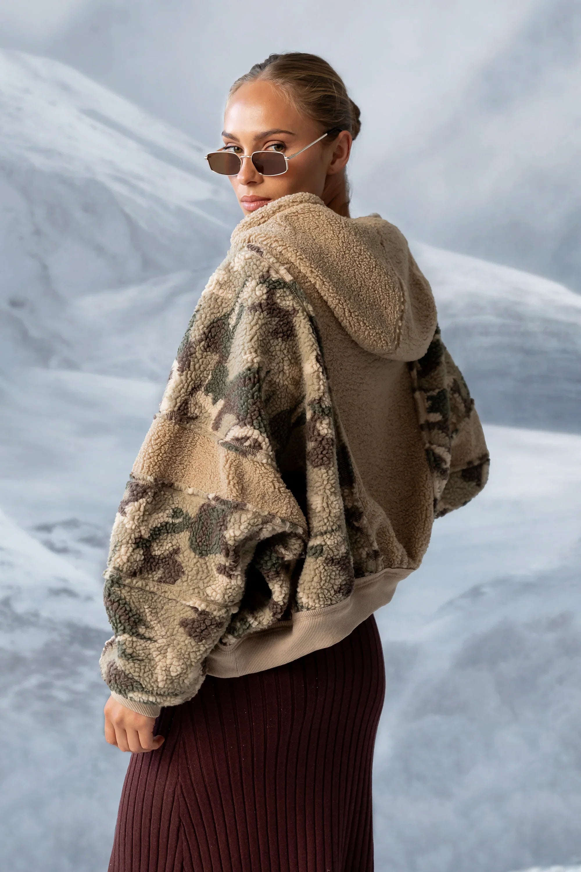 Lennox Oversized Sherpa Jacket FINAL SALE