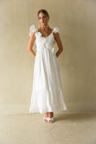 Lilia Floral Ruffle Maxi Dress