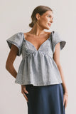 Tierra Denim Blouse FINAL SALE