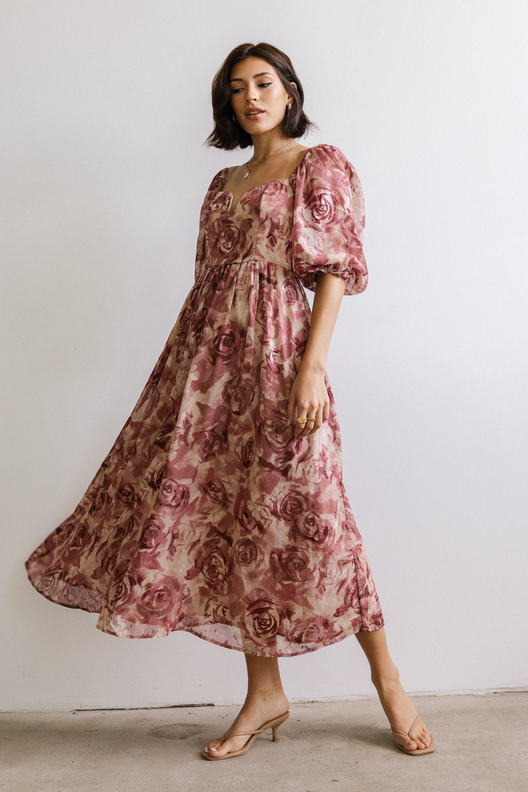 Kimmie Floral Midi Dress FINAL SALE