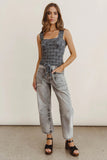 Jocelyn Barrel Jeans in Grey FINAL SALE