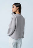 Carlie Knit Cardigan in Taupe