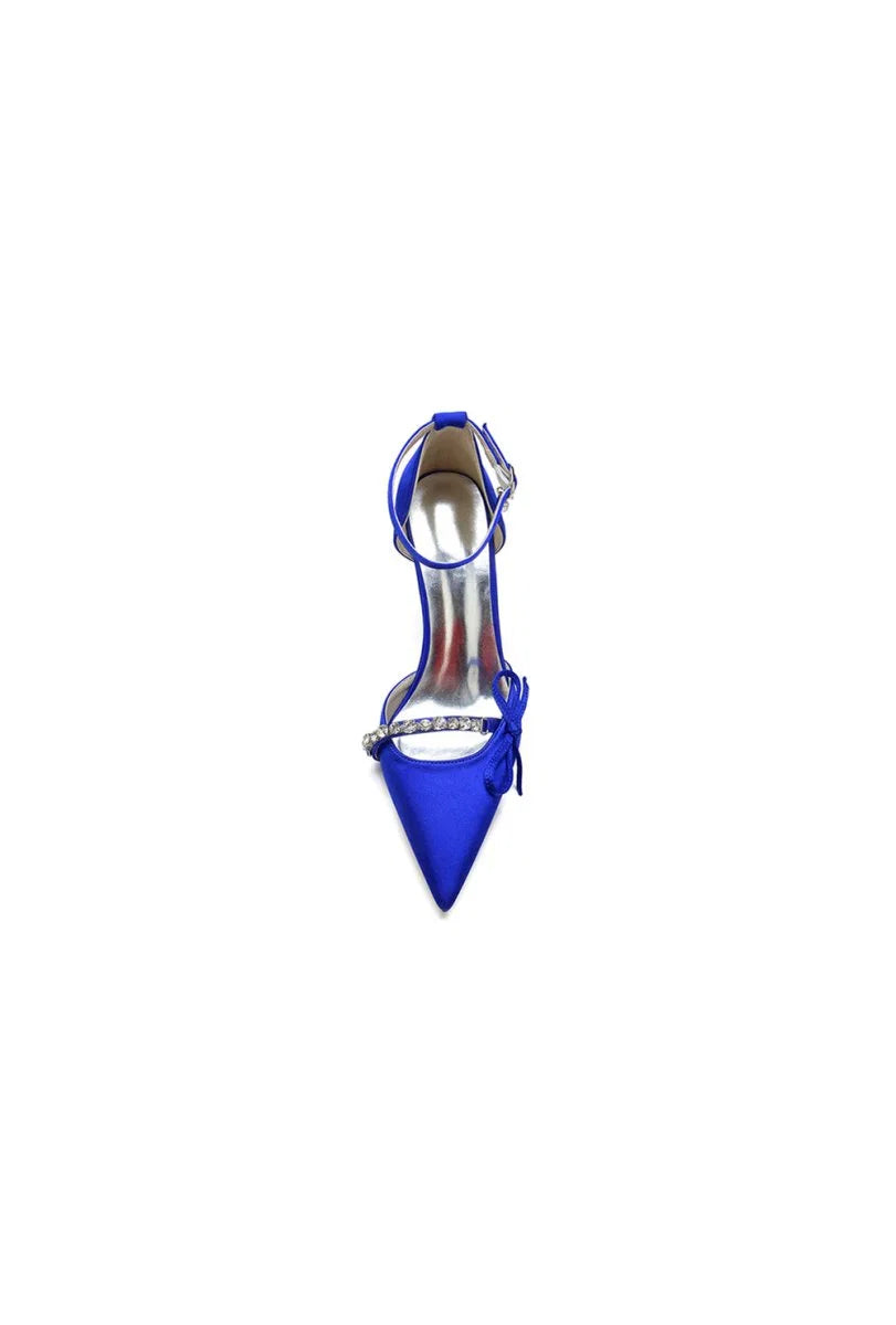 Pointed Toe Party Heels with Bow