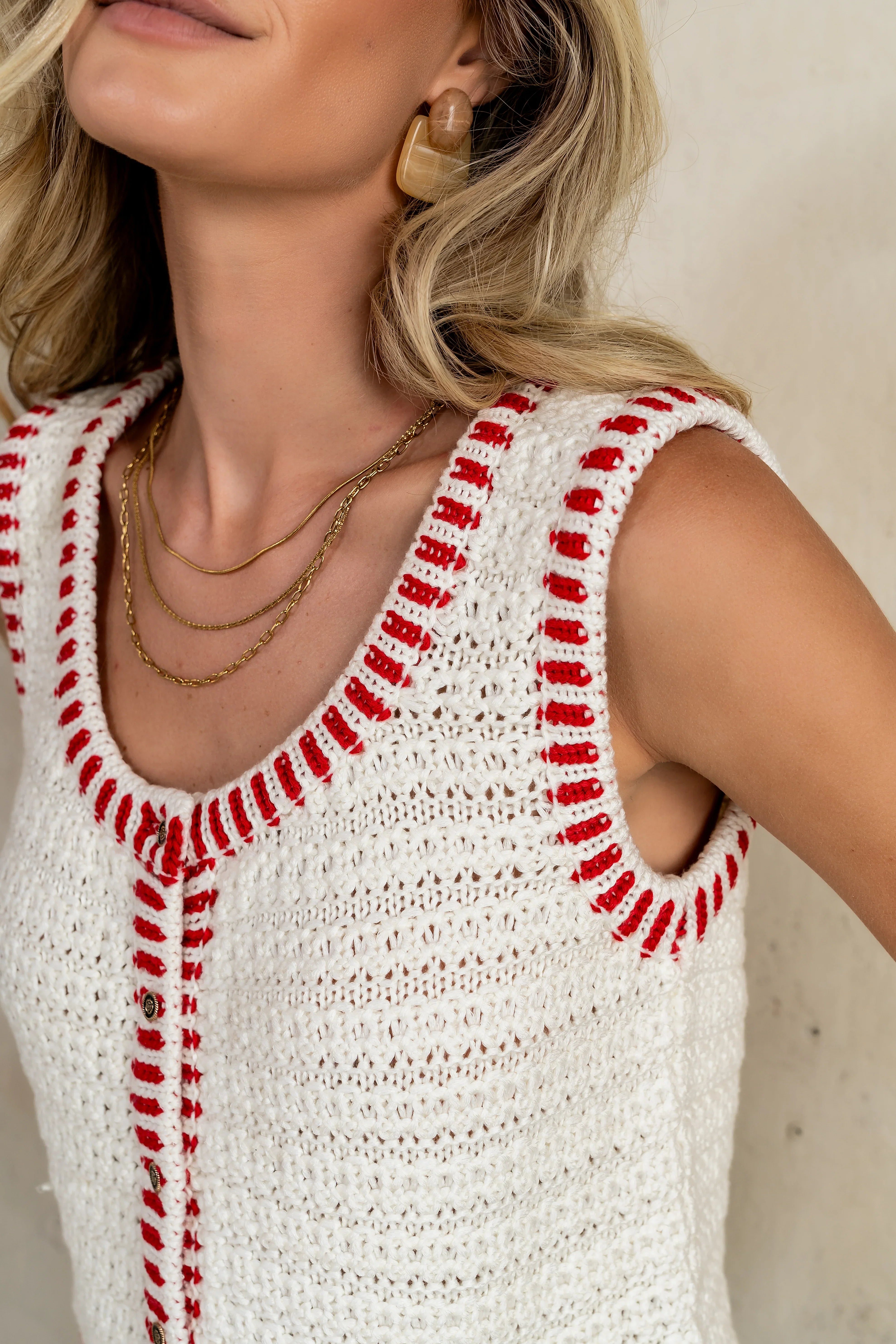 Malia Knit Tank in Ivory FINAL SALE