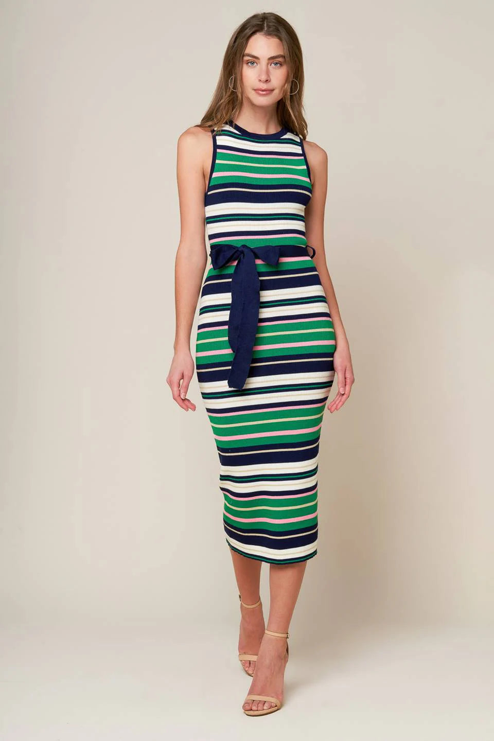 LETS GO ABROAD SWEATER DRESS