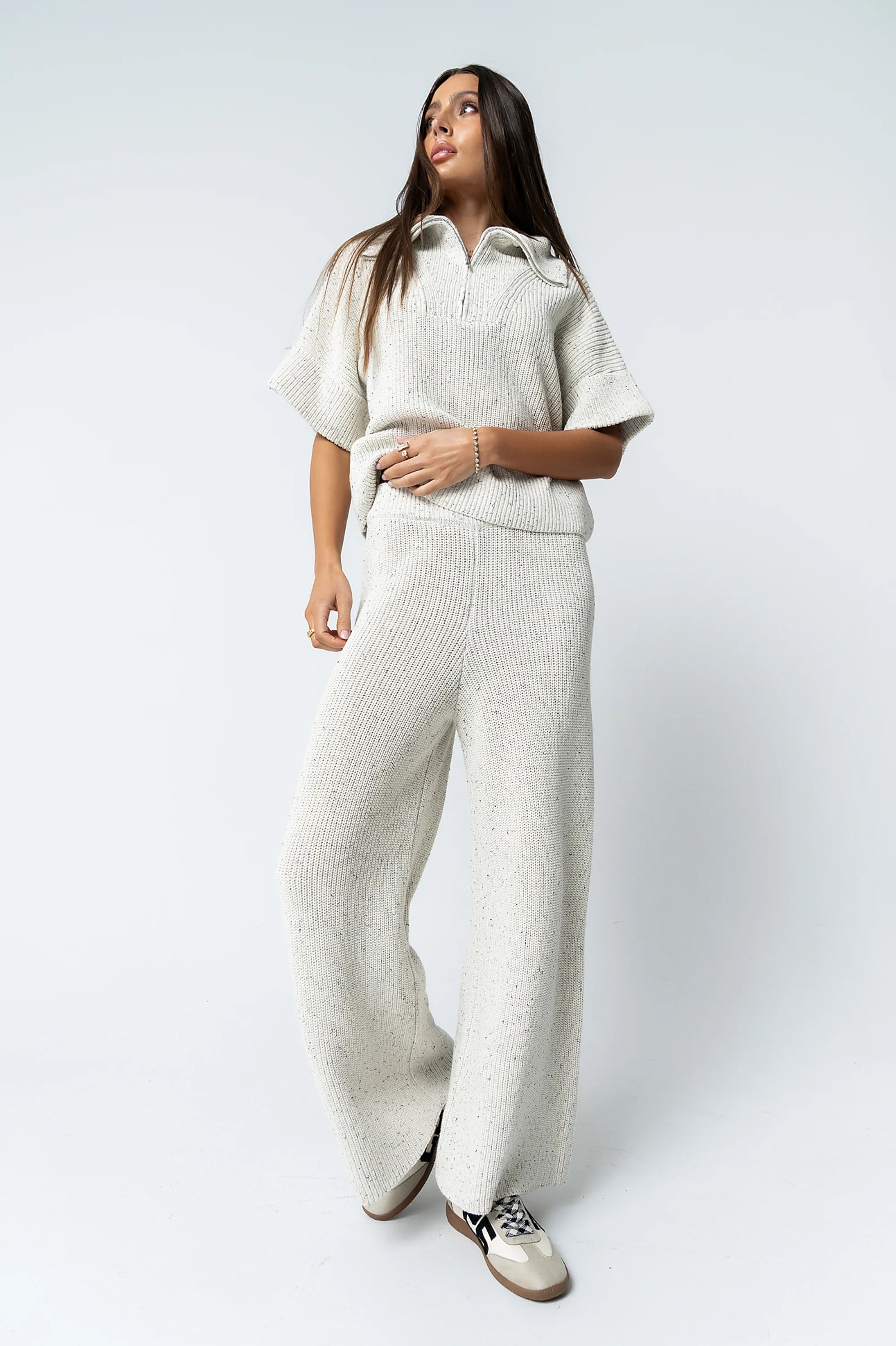 Jensen Speckled Wide Leg Pants FINAL SALE