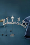 Silver Starry Zircon Tiara