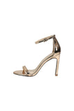 One Word Buckle High Heels