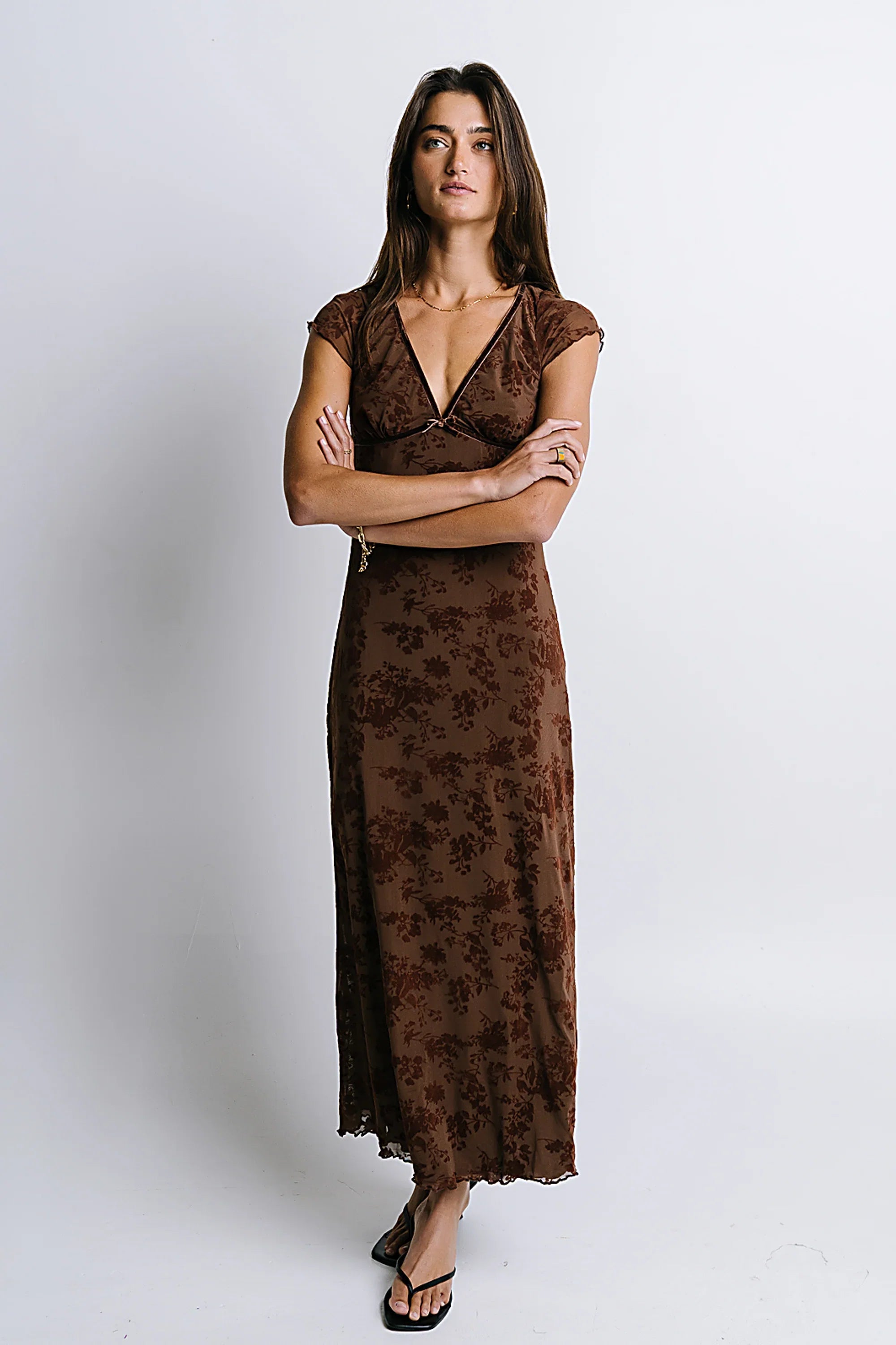 Maggie Floral Midi Dress FINAL SALE