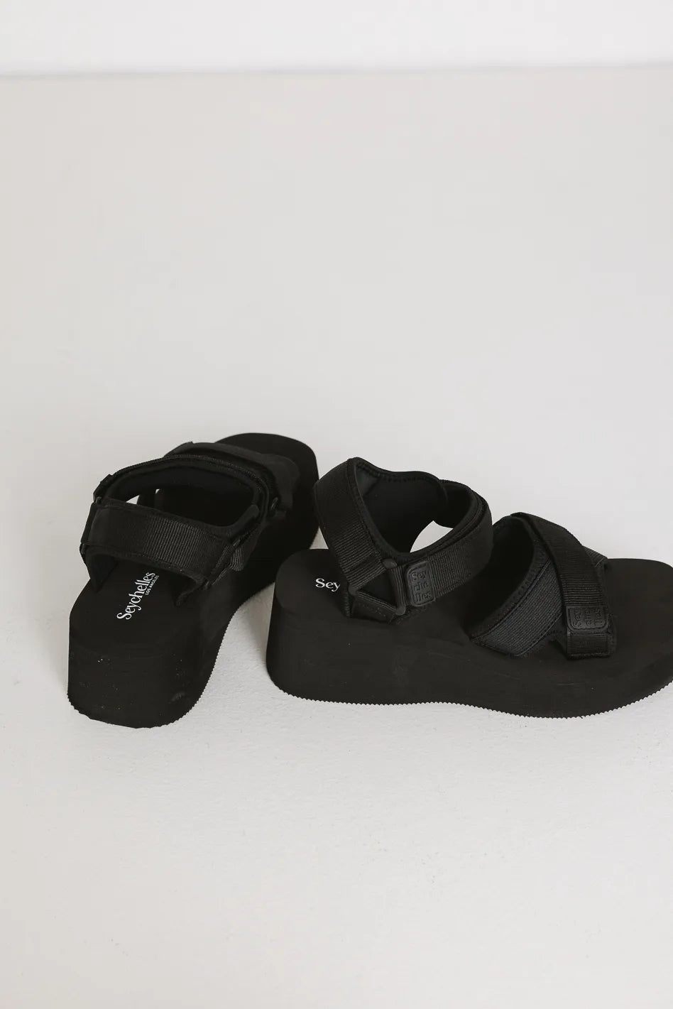 Seychelles Serenade Platform Sandals in Black FINAL SALE