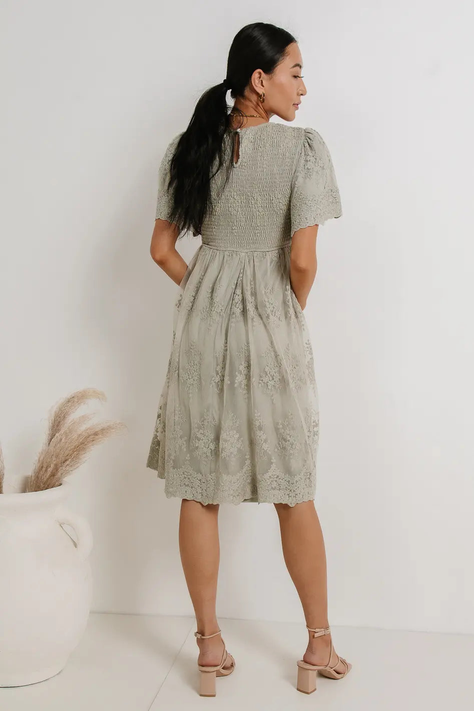 Ryland Embroidered Dress
