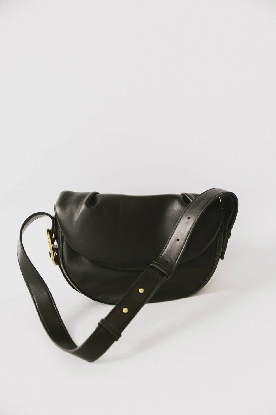 Rumble Vegan Leather Bag in Black FINAL SALE
