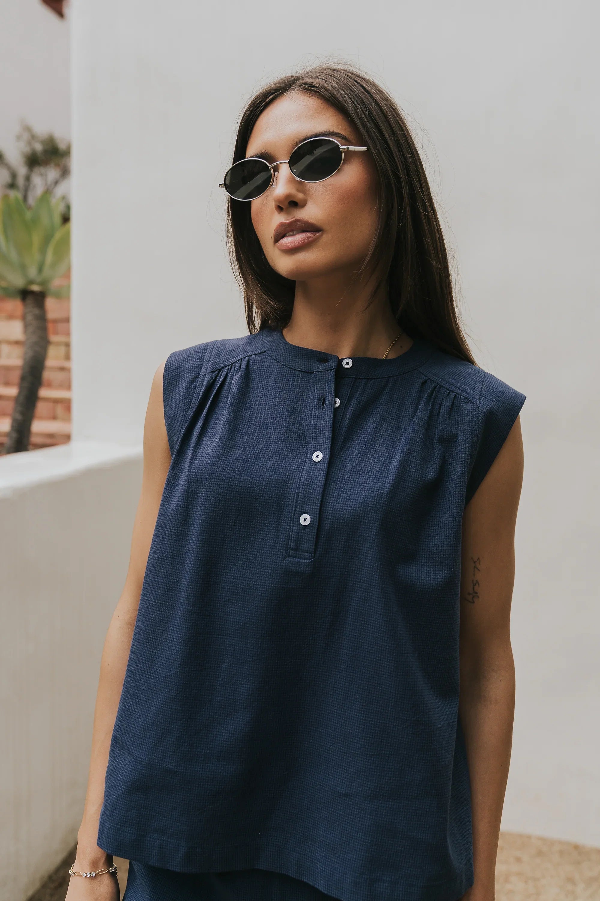 Harley Tank in Navy