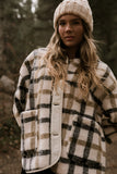 Jasper Gingham Sherpa Jacket FINAL SALE