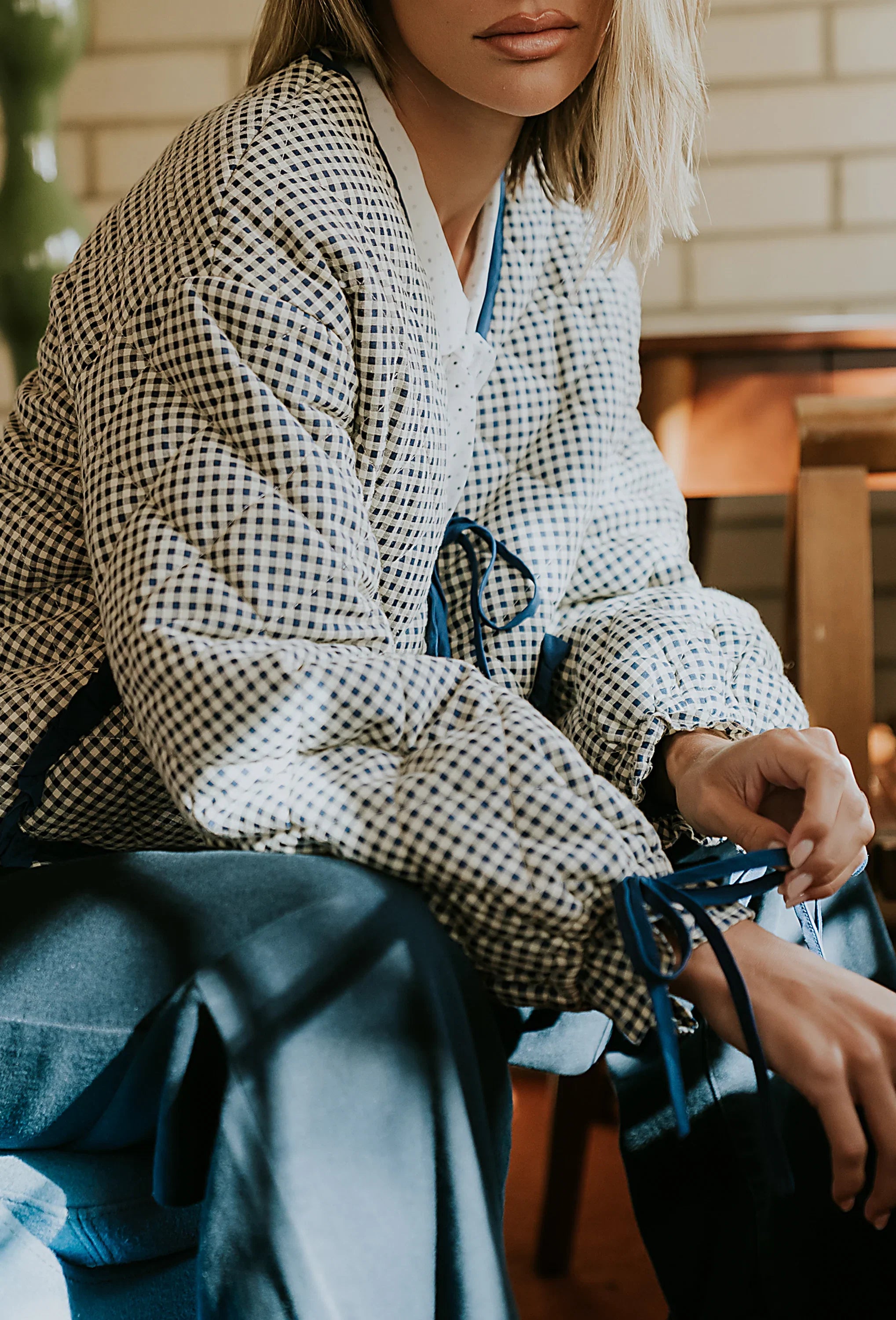 Andy Gingham Jacket FINAL SALE