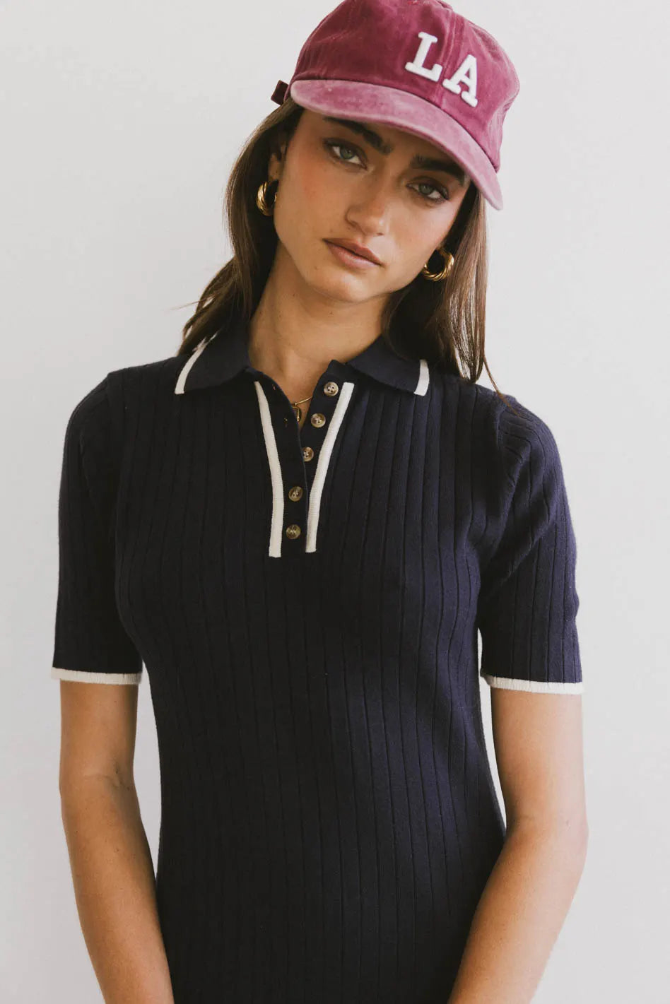 Posie Ribbed Knit Midi Dress FINAL SALE