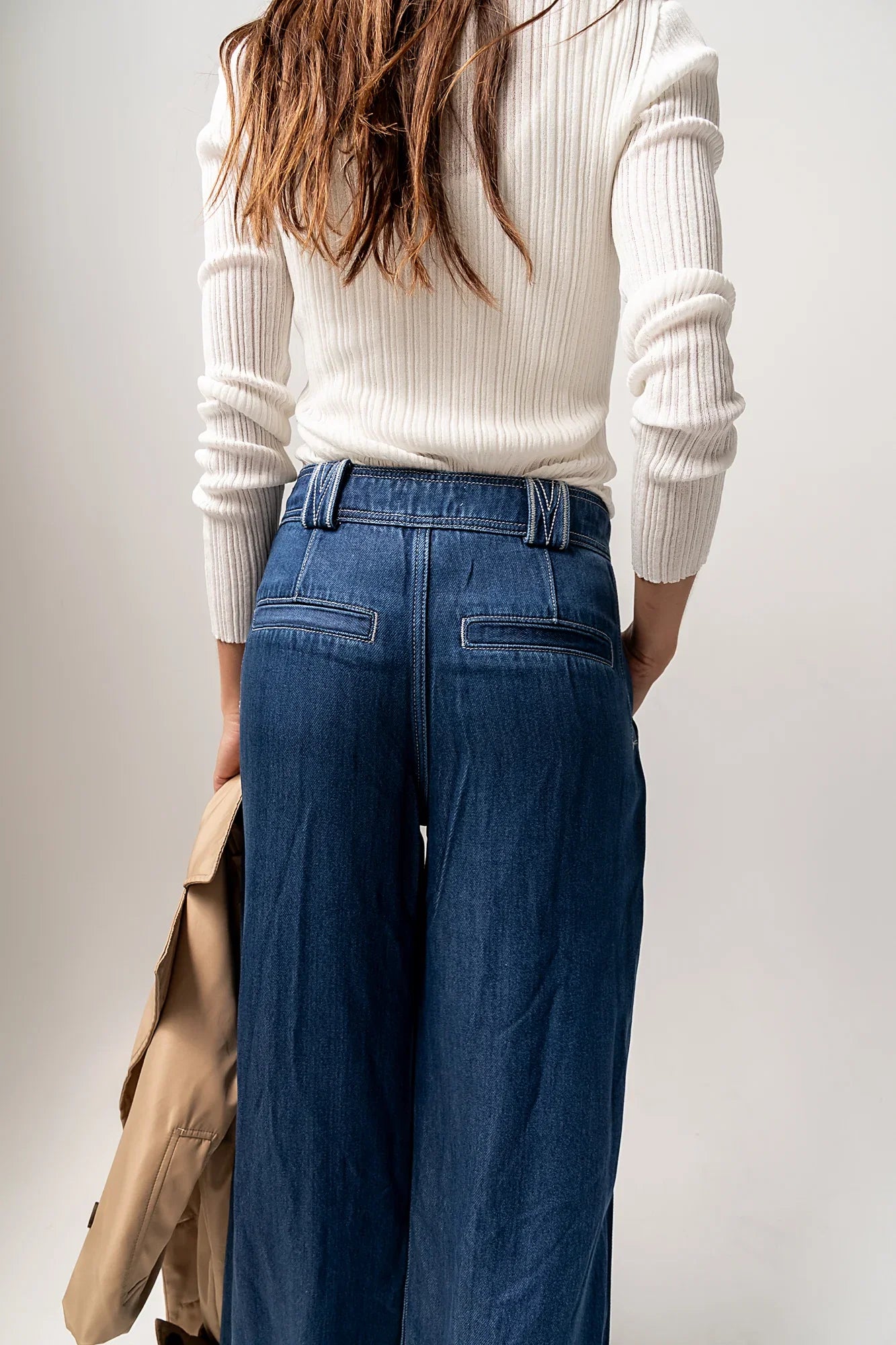 Zoey Pleated Baggy Jeans FINAL SALE
