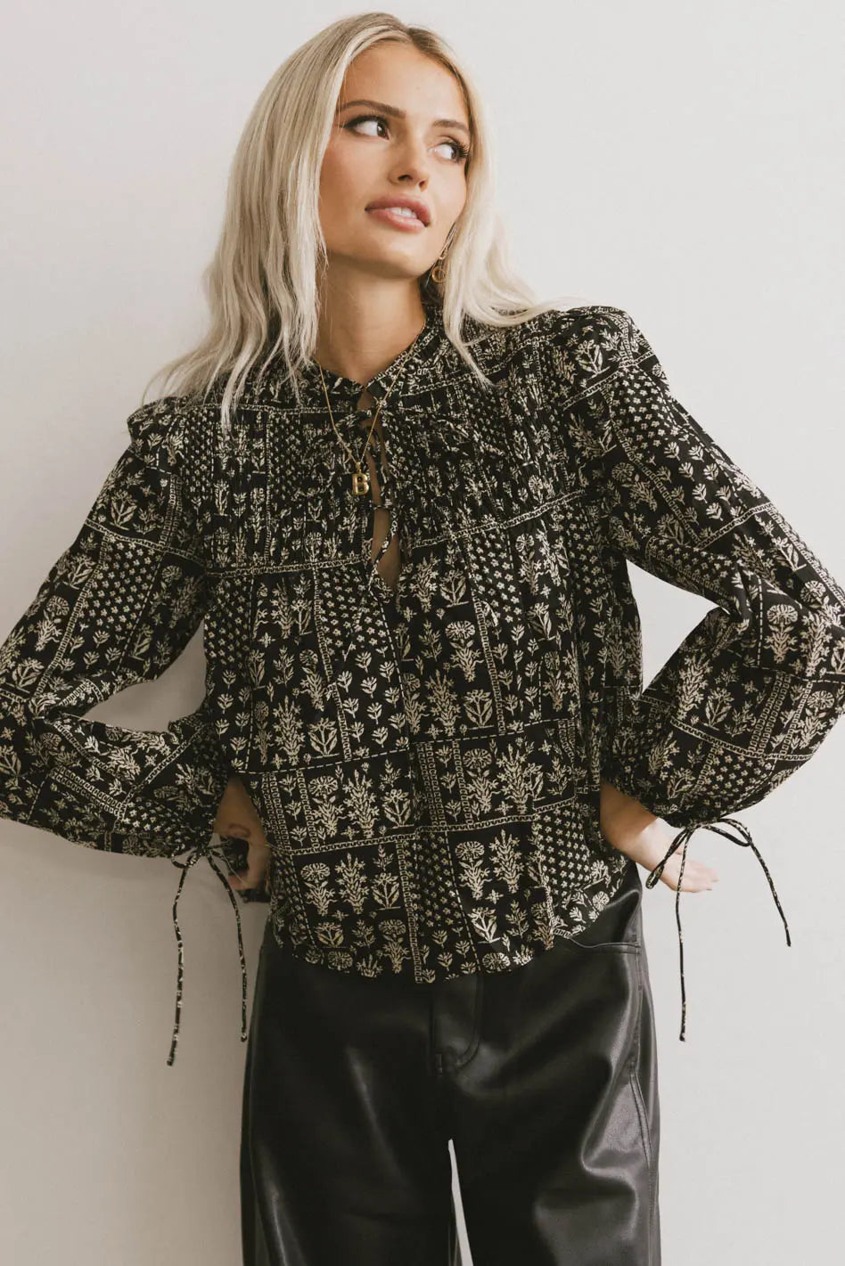 Isolde Printed Blouse FINAL SALE