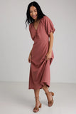 Maeve Midi Dress in Mauve FINAL SALE