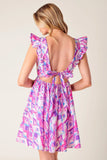 BETTER WITH YOU PINK BLUE MINI DRESS