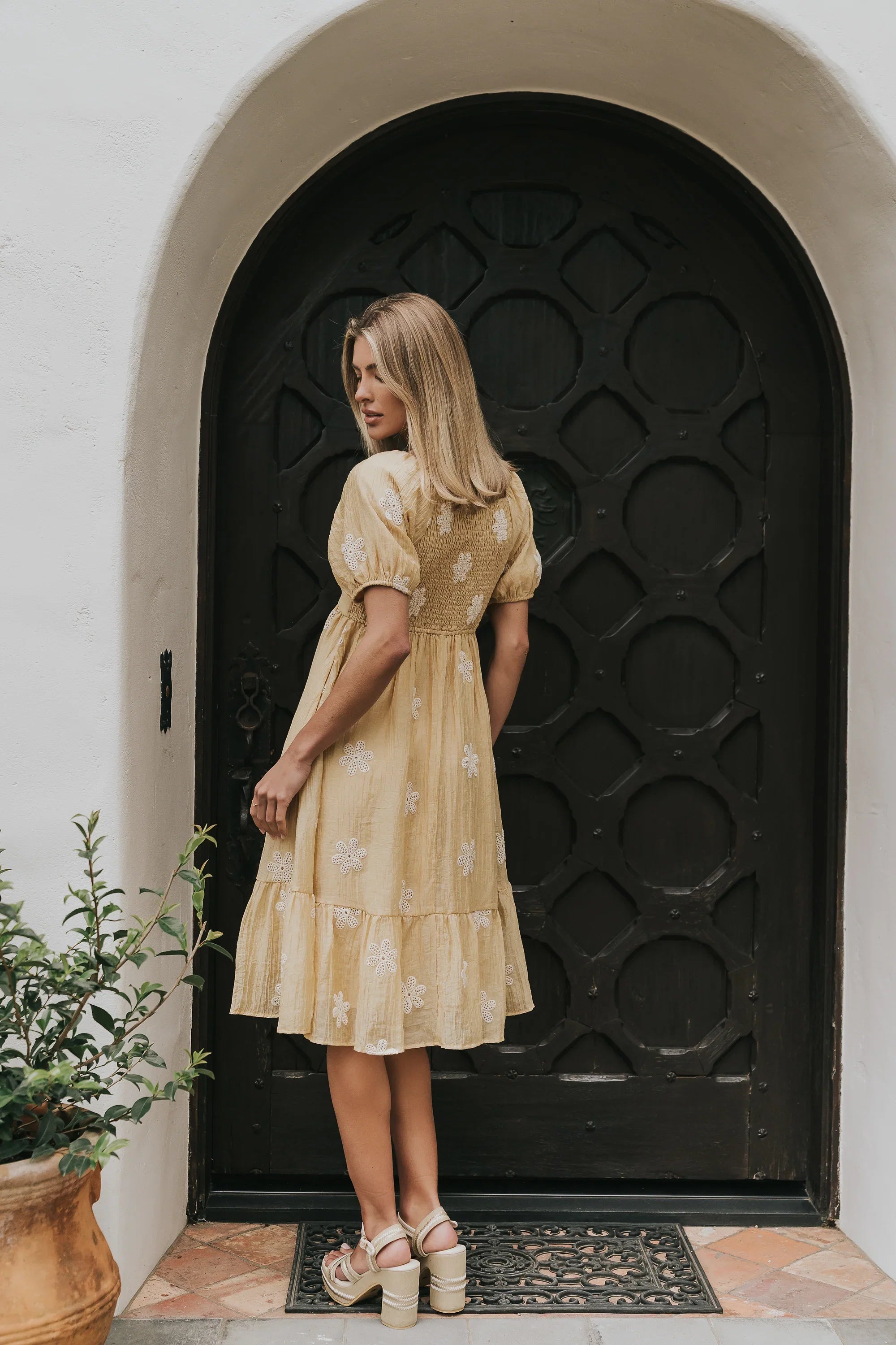 Shannon Floral Embroidered Dress