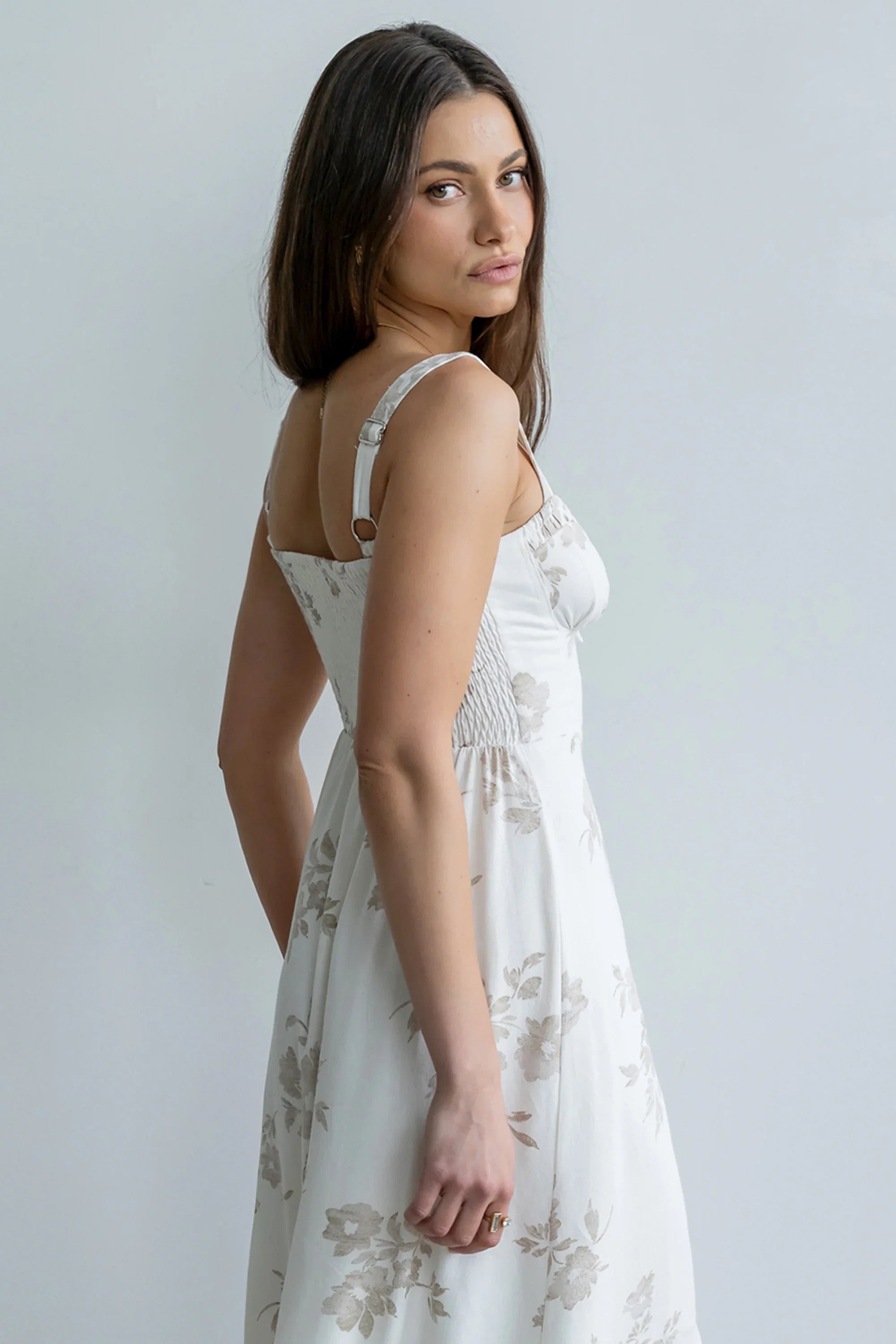 Brandy Floral Midi Dress