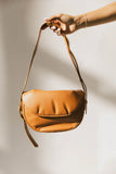 Rumble Vegan Leather Bag in Tan FINAL SALE
