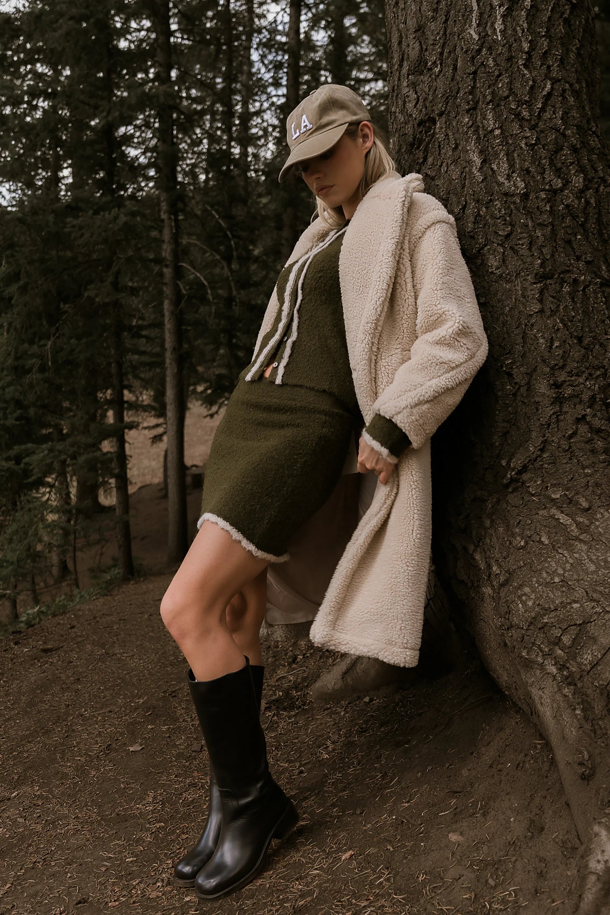 Remy Contrast Mini Skirt