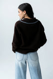 Michelle Contrast Sweater FINAL SALE