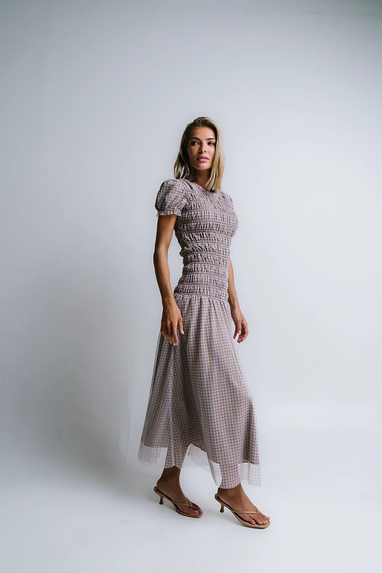 Daisy Gingham Maxi Dress FINAL SALE