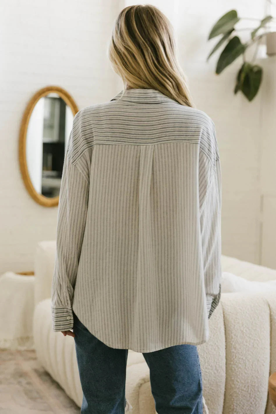 Jace Striped Button Up FINAL SALE