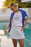 Jeremy Striped Skort in Blue