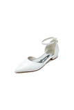 Simple Ankle Strap Buckle Kitten Heels