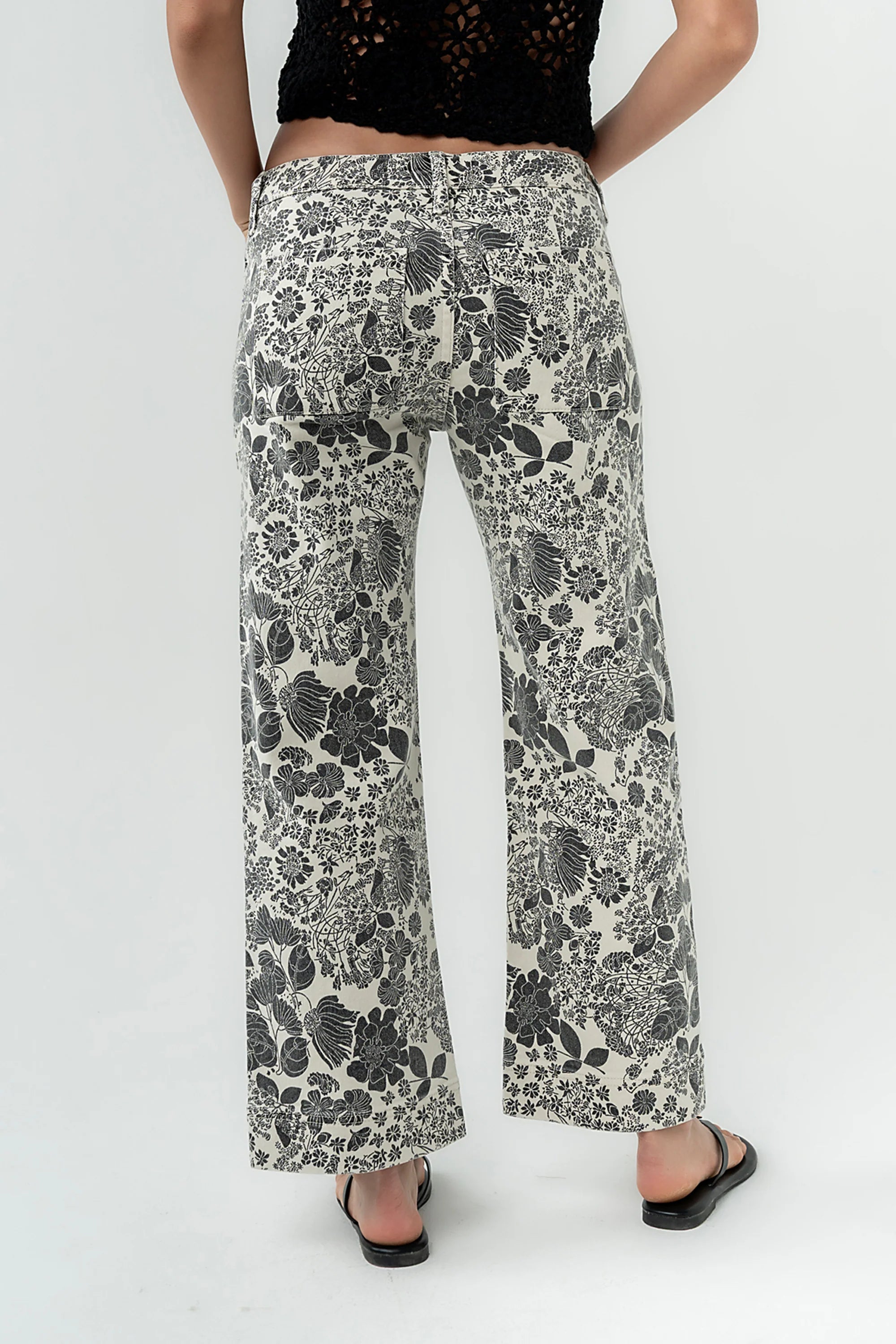 Ronda Slim Wide Leg Jeans