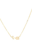 Tulip Pendant Clavicle Necklace